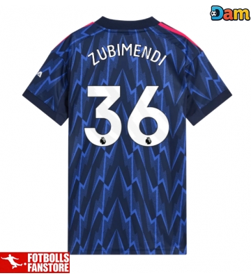 Arsenal Martin Zubimendi #36 Bortatröja Dam 2025-26 Kortärmad